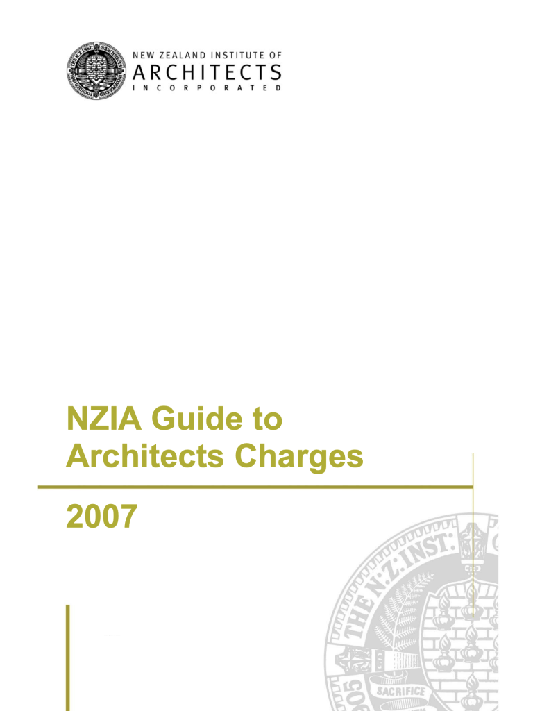 Guide to Architects’ Charges
