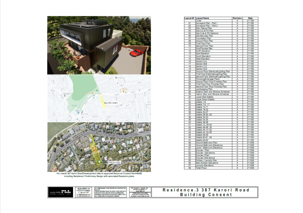 Detail Design - Karori Resiodence 3