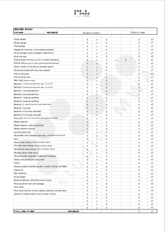 Residential Building Area Calculations - partial (Australia)